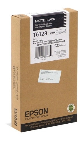 Картридж Epson StPro 7400/7450/7800/7880/9400/9450/9800/9880 matte black, 220мл (C13T612800)
Картридж Epson StPro 7400/7450/7800/7880/9400/9450/9800/9880 matte black, 220мл (C13T612800)
