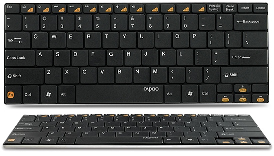 Клавиатура RAPOO Wireless Compact Ultra-slim Keyboard E9070
Клавиатура RAPOO Wireless Compact Ultra-slim Keyboard E9070