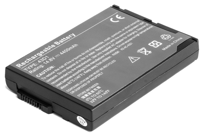 Аккумулятор PowerPlant для ноутбуков ACER BTP-43D1 (BTP-43D1 AC-43D1-8) 14.8V 4400mAh NB00000165
Аккумулятор PowerPlant для ноутбуков ACER BTP-43D1 (BTP-43D1 AC-43D1-8) 14.8V 4400mAh NB00000165
