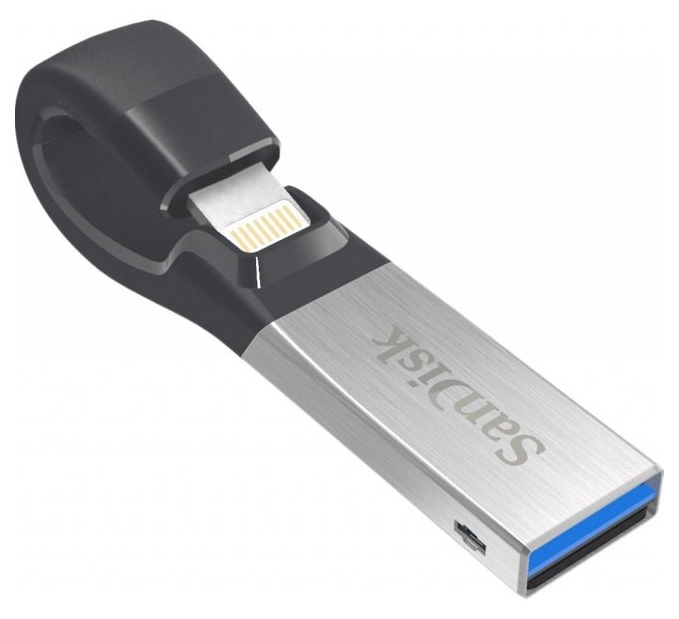 Флешдрайв SANDISK USB iXpand 128 Gb, USB 3.0/Lightning for Apple(SDIX30C-128G-GN6NE)
Флешдрайв SANDISK USB iXpand 128 Gb, USB 3.0/Lightning for Apple(SDIX30C-128G-GN6NE)