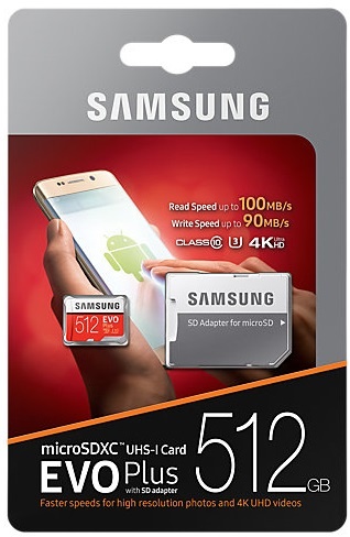 Карта памяти Samsung microSDXC 512GB EVO Plus Class 10 UHS-I U3 + Адаптер (MB-MC512GA/RU)
Карта памяти Samsung microSDXC 512GB EVO Plus Class 10 UHS-I U3 + Адаптер (MB-MC512GA/RU)