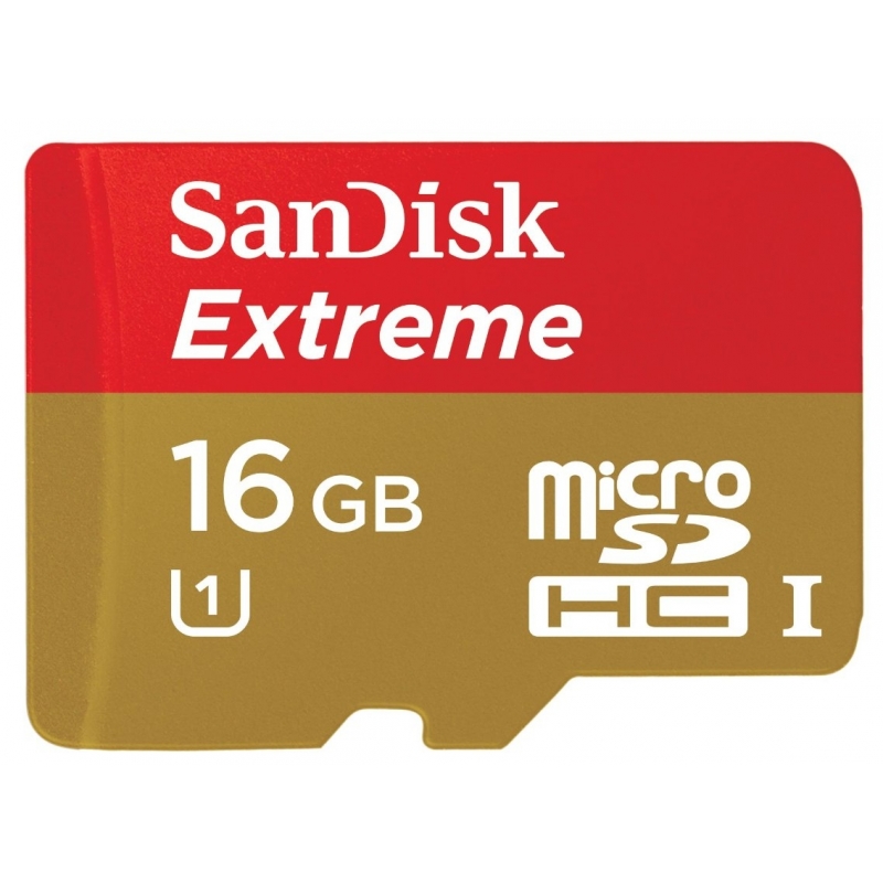 Карта пам'яті SanDisk microSDHC 16GB eXtreme Class10 (SDSDQX-016G-U46A) в Києві