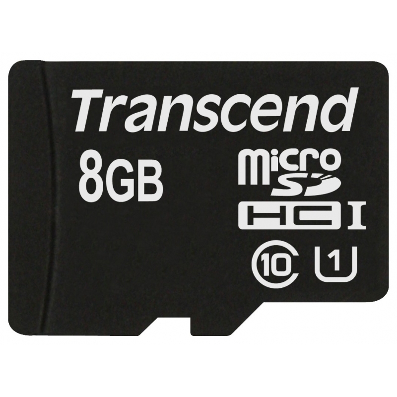 Карта памяти Transcend 8GB microSDHC UHS-I Premium (TS8GUSDCU1) в Киеве