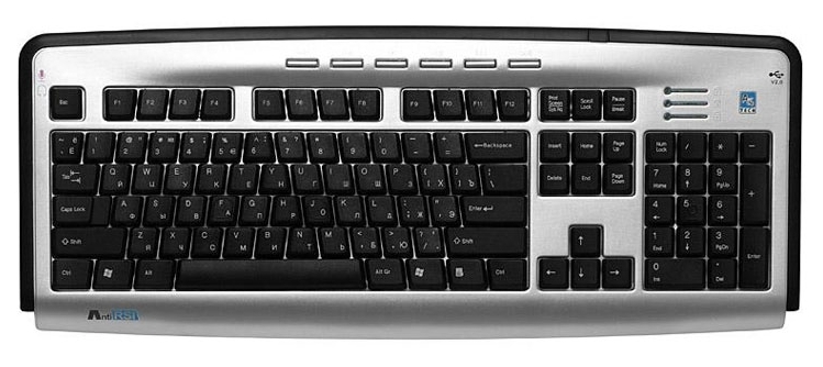 Клавиатура A4Tech KLS-23MUU USB Silver/Black в Киеве