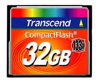Карта пам'яті Transcend CompactFlash Card 32Gb 133x (TS32GCF133) в Києві