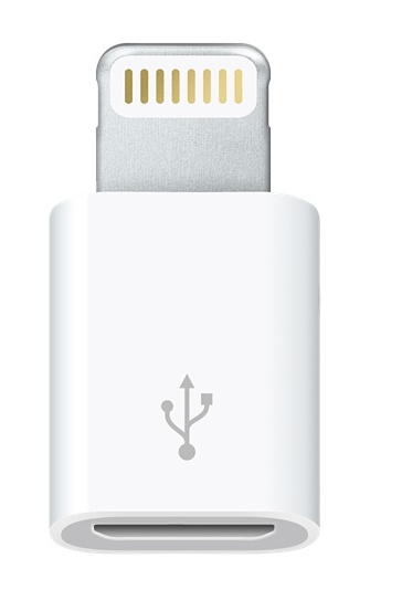 Адаптер Apple Lightning to Micro USB (iPod / iPhone) в Києві