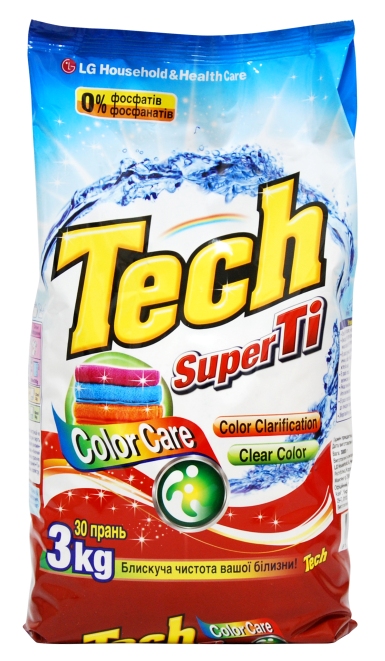 Пральний порошок-концентрат TECH Super Ti 3 кг для кольорового в Києві