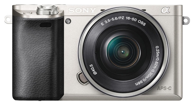 Цифровий фотоапарат Sony Alpha 6000 kit 16-50mm Silver в Києві