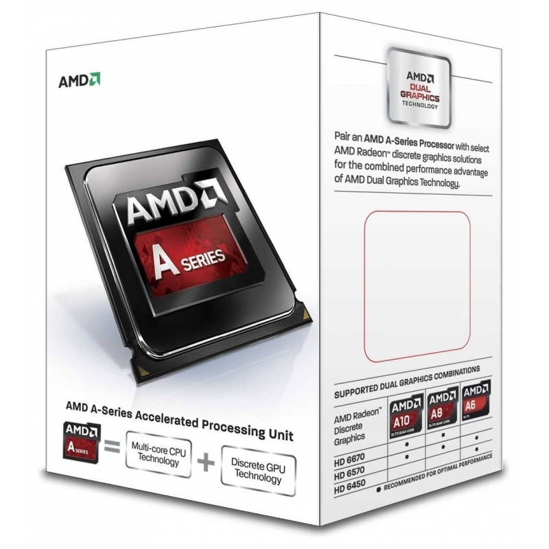 Процесор AMD A8-7600 AD7600YBJABOX (FM2+, 3.1-3.8Ghz) BOX в Києві