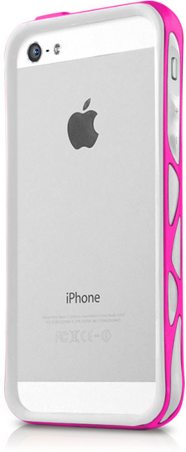 Чохол ITSKINS Venum for iPhone 5 / 5S White / Pink (APH5-VENUM-WHPK) в Києві