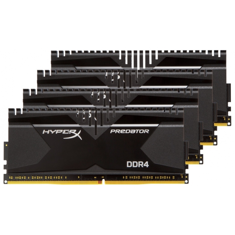 Память Kingston HyperX Predator 4x4Gb DDR4 2133 MHz (HX421C13PBK4/16) в Киеве