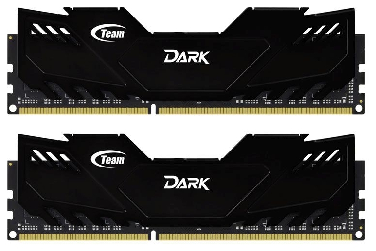 Память Team Dark Series Black 2x8Gb DDR3 2400MHz (TDKED316G2400HC11CDC01) в Киеве