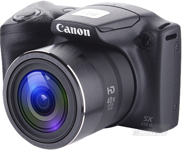 Цифровой фотоаппарат CANON PowerShot SX412 IS Black в Киеве