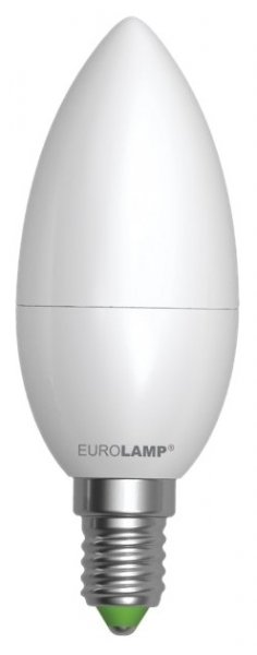 Лампа EUROLAMP LED ЕКО серія "D" CL 6W E14 3000K в Києві