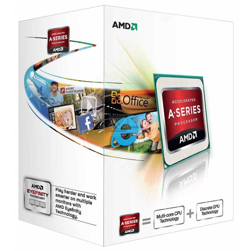 Процесор AMD A4-6300 AD6300OKHLBOX (FM2, 3.7-3.9GHz) BOX в Києві