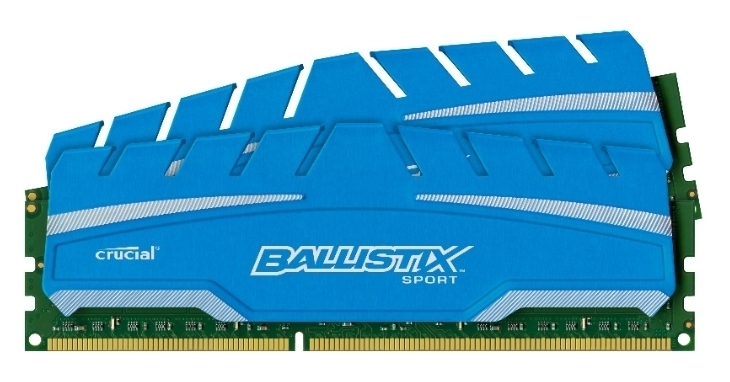 Пам'ять Micron Ballistix Sport XT 2x8Gb DDR3 1866 (BLS2C8G3D18ADS3CEU) в Києві