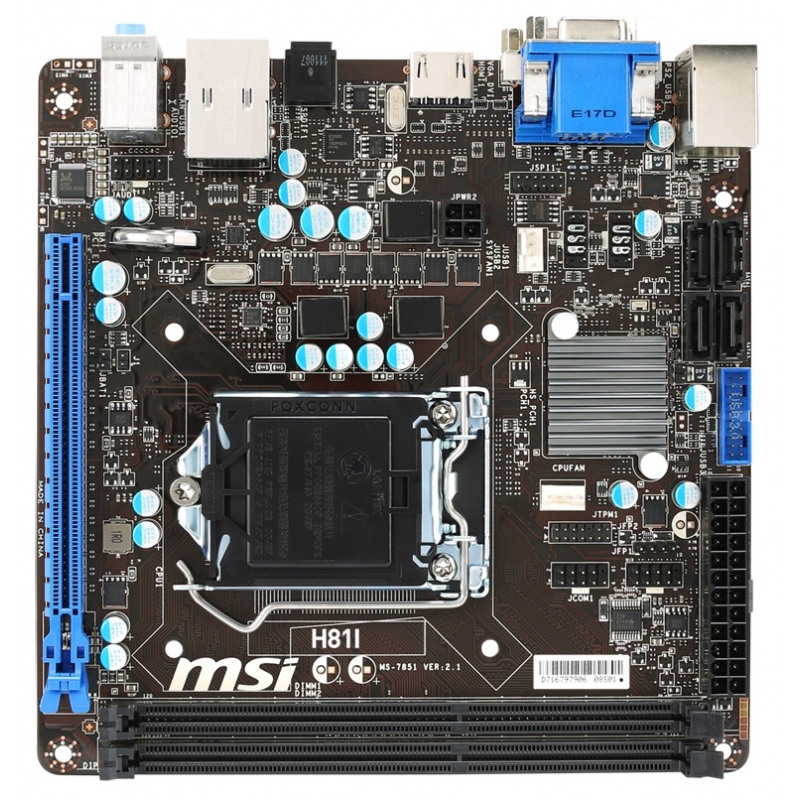 Материнская плата MSI H81I (s1150, Intel H81) MiniITX в Киеве