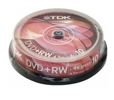 DVD-RW TDK 4,7Gb 4x Cake 10 pcs в Києві