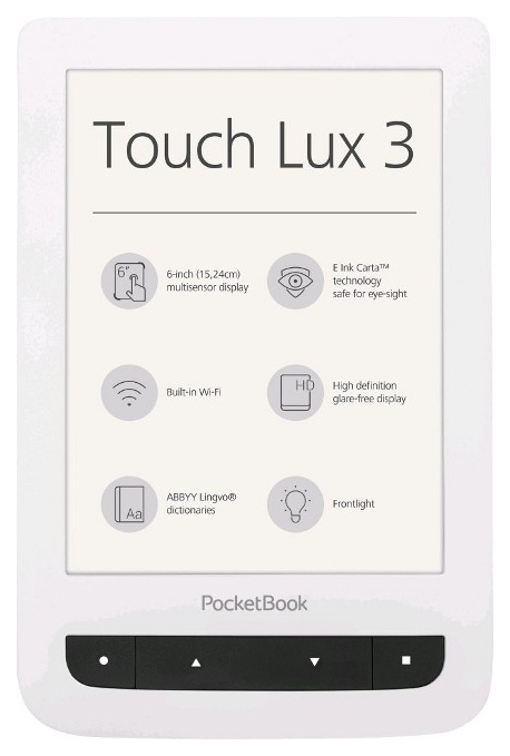 Электронная книга PocketBook Touch Lux 3 626 White (PB626(2)-D-CIS) в Киеве