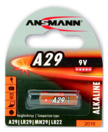 Батарейка Ansmann A29 bat Alkaline 1шт (1510-0008) в Києві