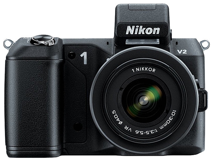 Цифровой фотоаппарат Nikon V2 Kit 10-30 Black в Киеве