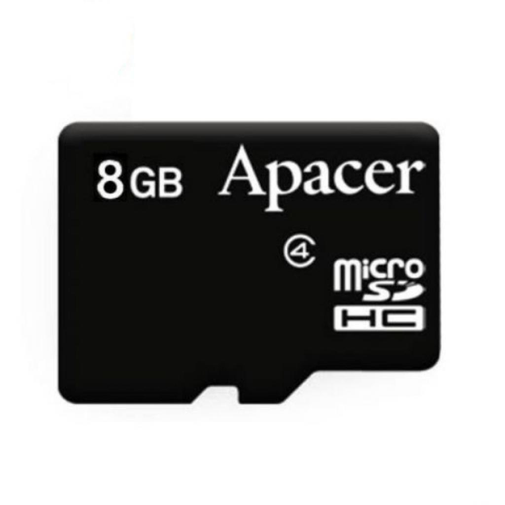 Карта памяти Apacer microSDHC Class4 8GB w/o Adapter в Києві