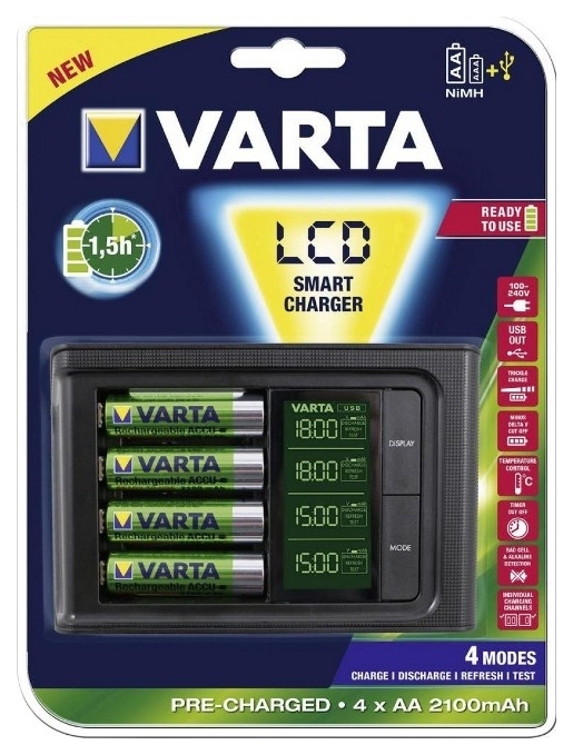 Зарядное устройство VARTA LCD SMART CHARGER в Киеве
