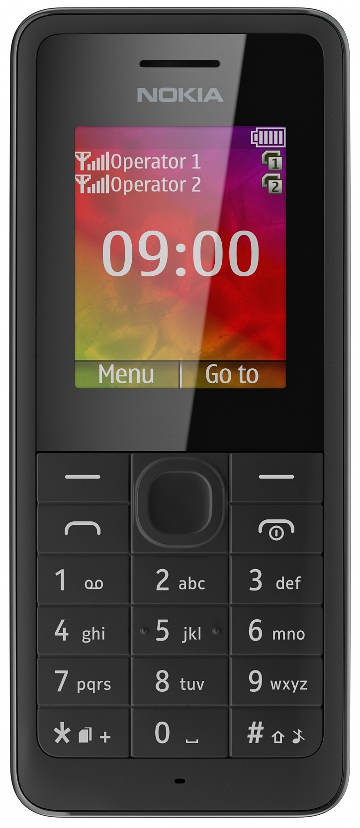 Мобильный телефон Nokia 107 Dual SIM (Black) в Києві