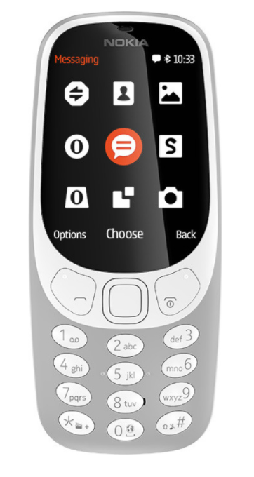 Мобільний телефон Nokia 3310 Dual Grey (A00028101) в Києві