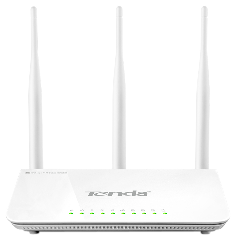 Маршрутизаторы Wi-Fi Tenda W1800R DualBand AC1750 802.11ac, 4port Gigabit, 2-USB в Киеве