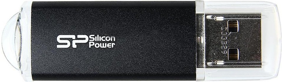 USB-накопичувач 8GB SILICON POWER UltimaII I-series USB 2.0 Black (SP008GBUF2M01V1K) в Києві