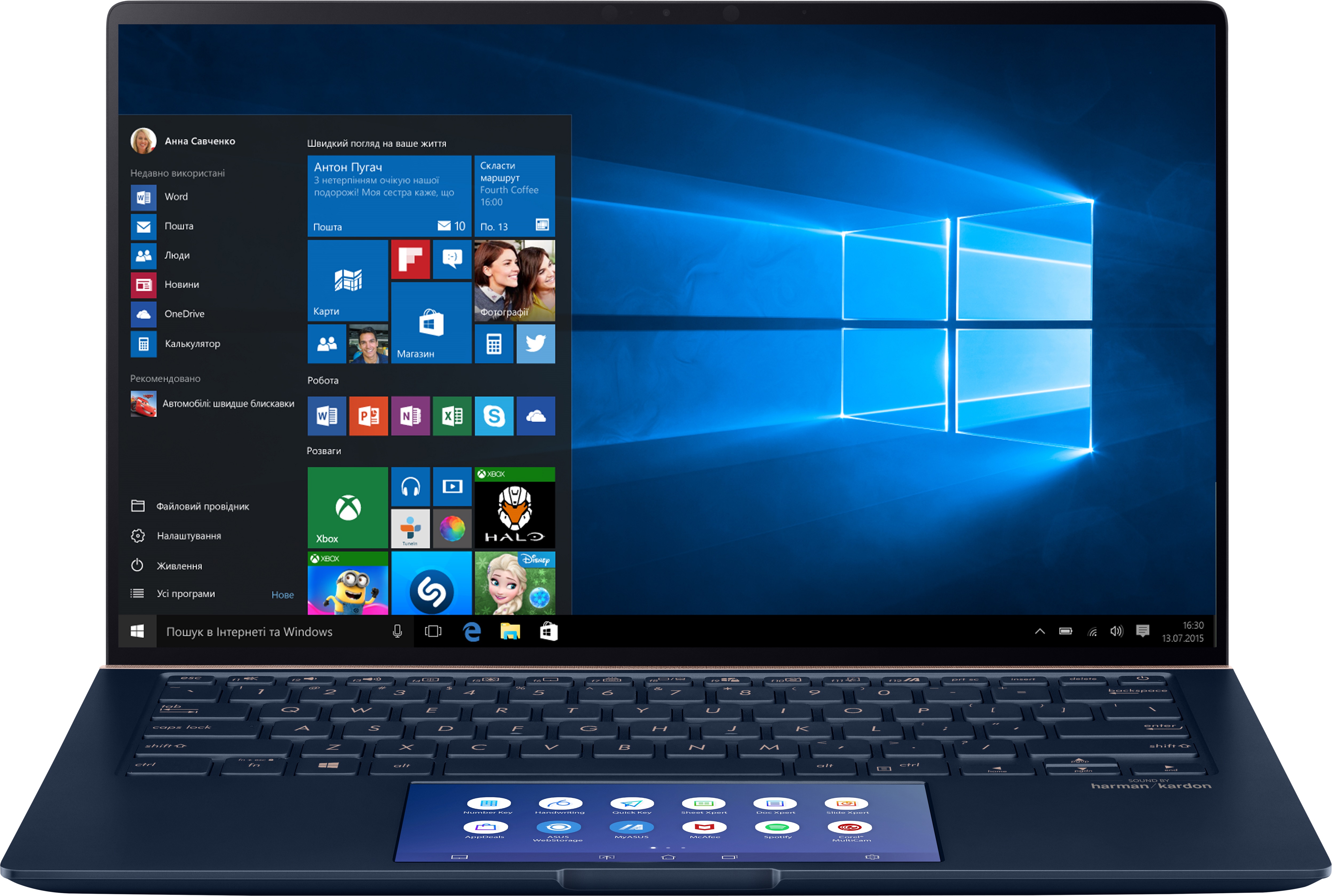 Ноутбук ASUS UX434FAC-A5101T Blue (90NB0MQ5-M01500) в Киеве