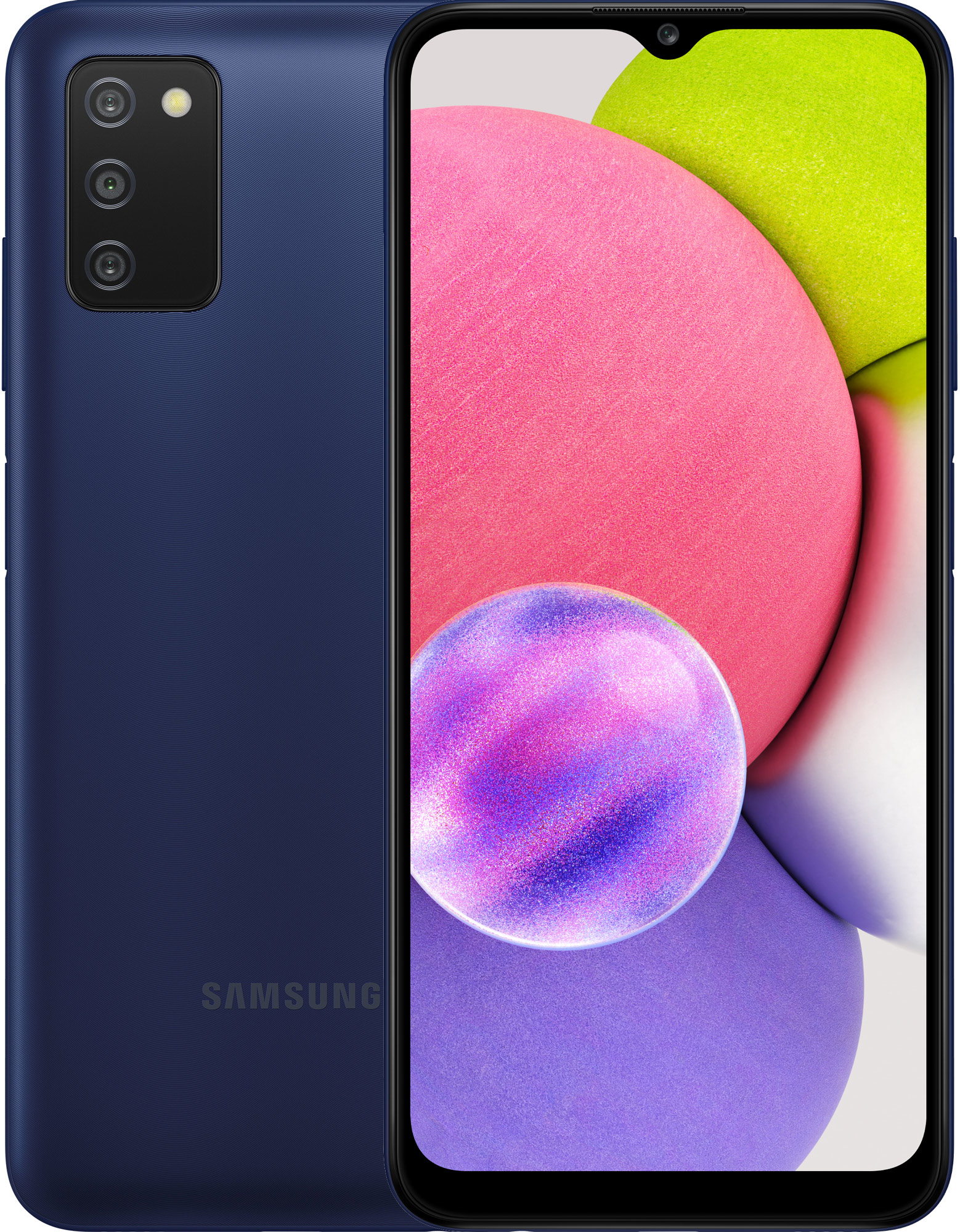 Смартфон SAMSUNG Galaxy A03s 4/64GB Blue (SM-A037FZBGSEK) в Києві