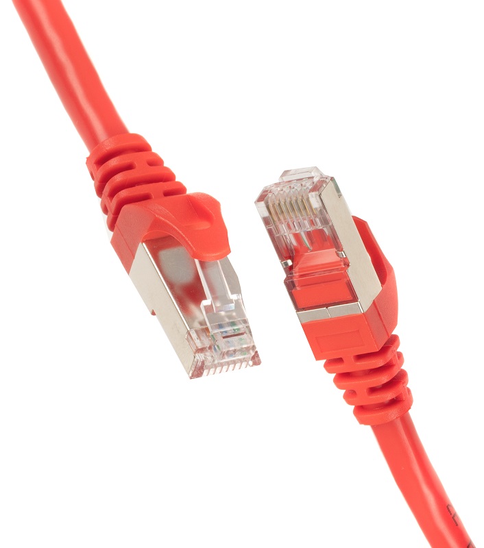Патч-корд 2E CAT 6,S-FTP RJ45, 4Х2 27AWG ,7/0.14 CU, 0.50 M, PVC,RED в Киеве