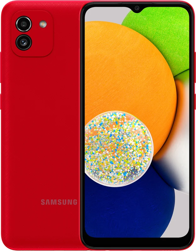 Смартфон SAMSUNG Galaxy A03 4/64GB Red (SM-A035FZRGSEK) в Києві