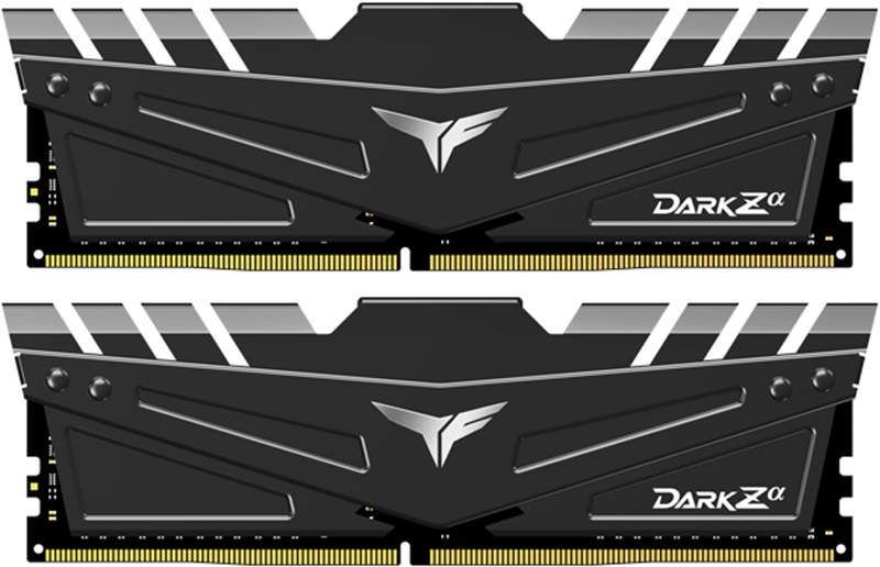 Память TEAM 32GB (2x16GB) DDR4 3200MHz T-FORCE DARK Zα Black (TDZAD432G3200HC16FDC01) в Киеве