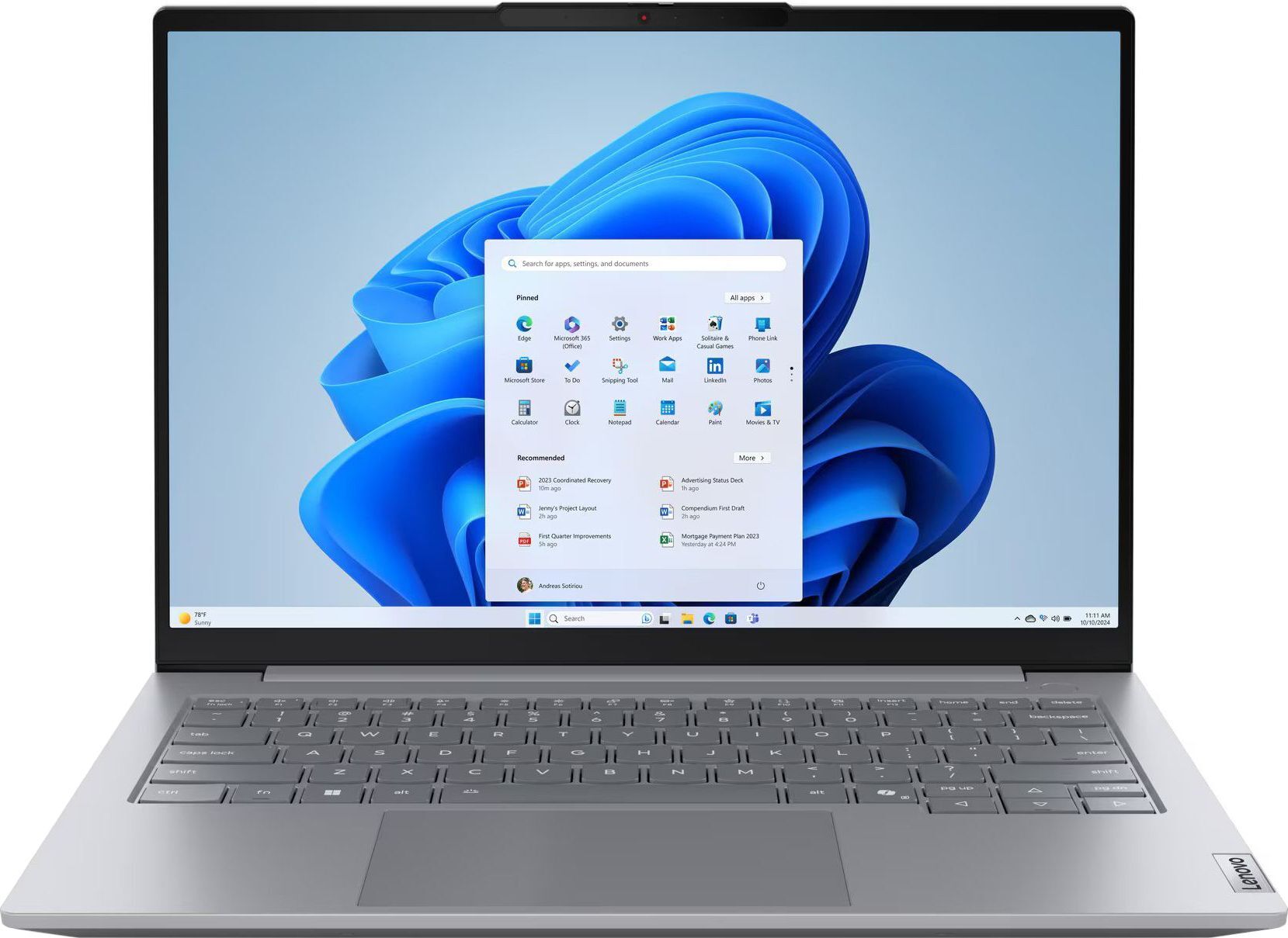 Ноутбук LENOVO ThinkBook 14 G8 IAL Arctic Grey (21SJ007PRA) в Києві