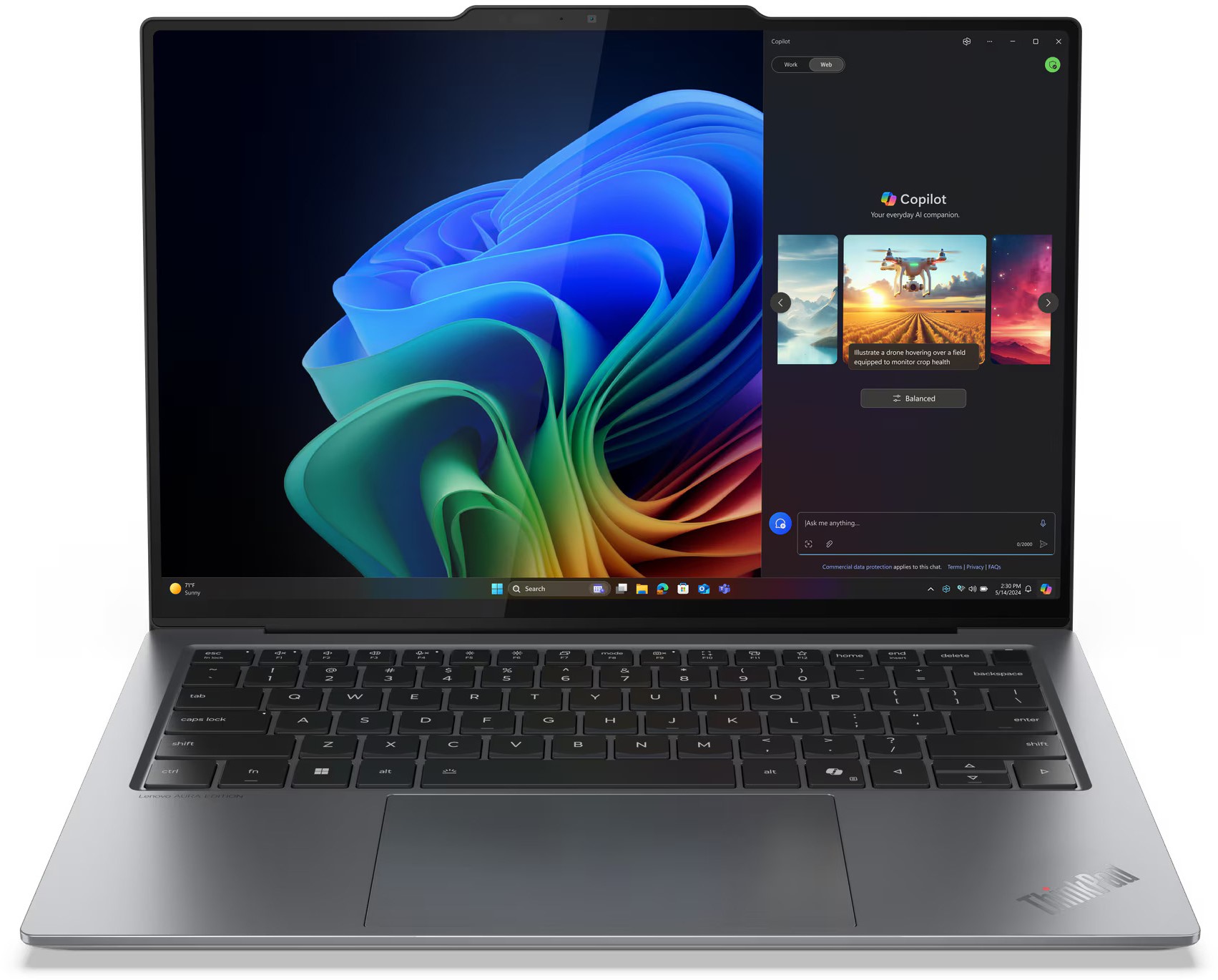 Ноутбук LENOVO ThinkPad X9-14 Gen 1 Thunder Black (21QA001YRA) в Києві