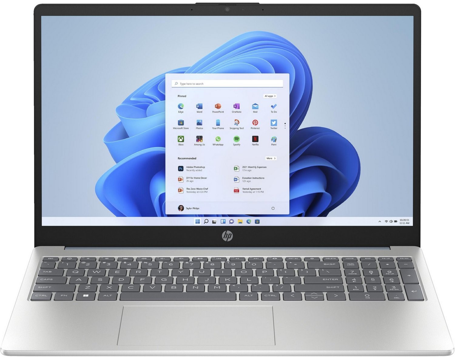 Ноутбук HP Laptop 15-fc0150ua Moonlight Blue (B9PH9EA) в Києві