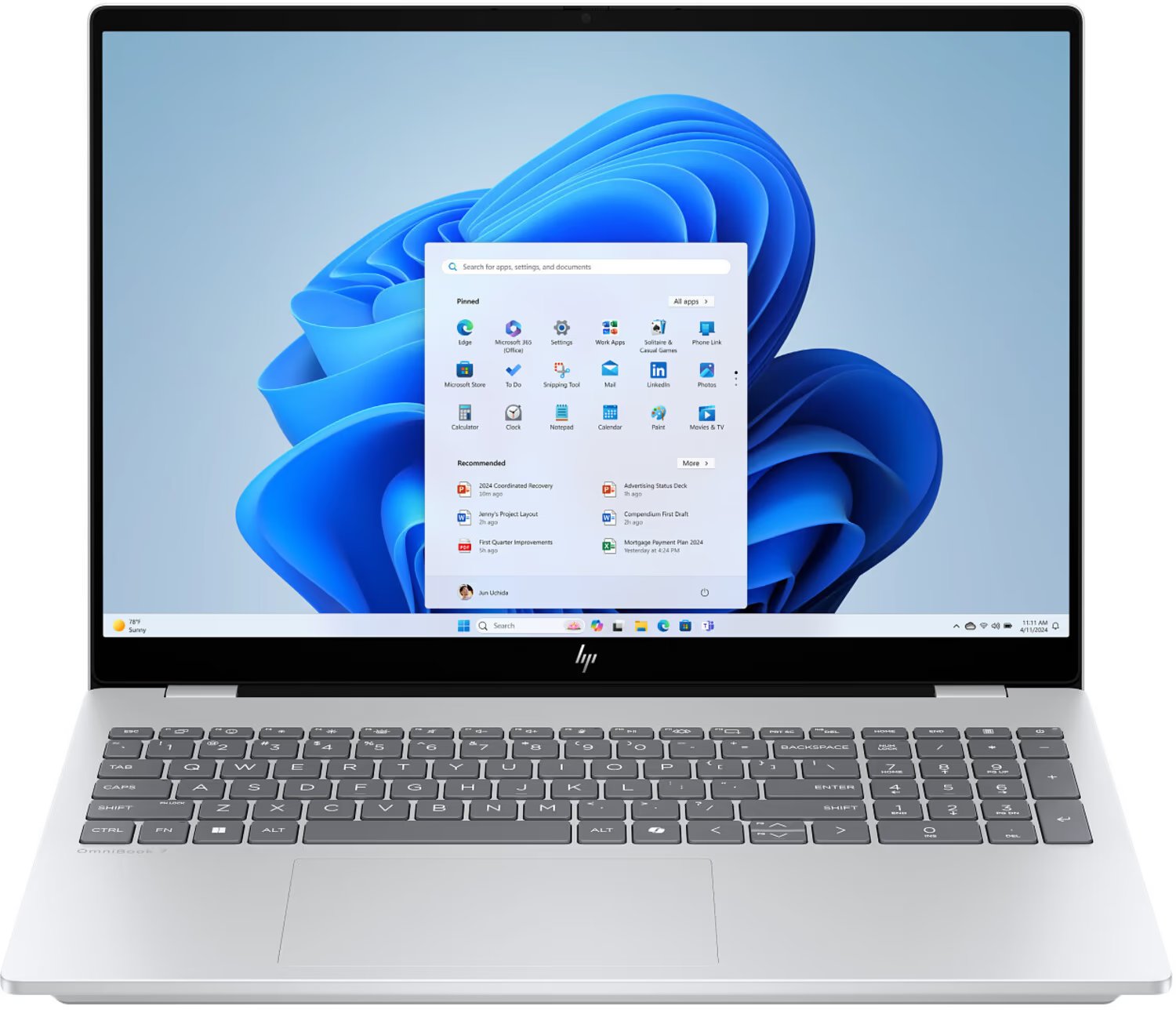 Ноутбук HP OmniBook 7 16-ay0002ua сріблястий (BV6B2EA) в Киеве