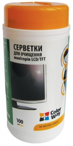 Чистящая салфетка Color Way для LCD и TFT Чистящая салфетка Color Way для LCD и TFT