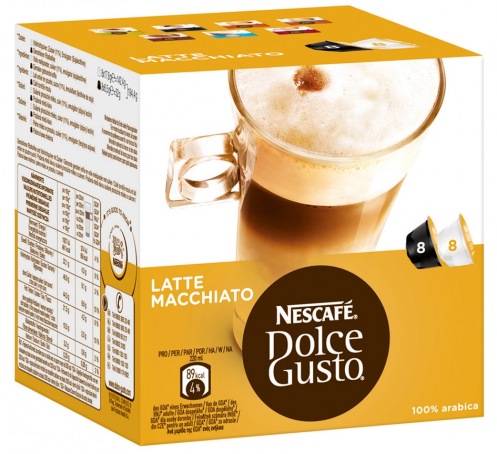 Напиток NESCAFE DOLCE GUSTO Латте Макиато Напиток NESCAFE DOLCE GUSTO Латте Макиато