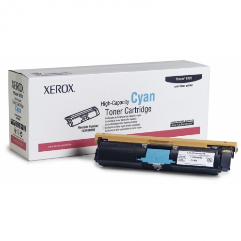 Тонер картридж Xerox PH6115/ 6120 Cyan Max (113R00693) Тонер картридж Xerox PH6115/ 6120 Cyan Max (113R00693)