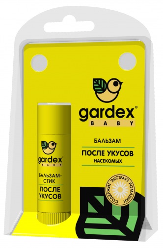 Дитячий бальзам-стік після укусів Gardex Baby (422 Дитячий бальзам-стік після укусів Gardex Baby (422