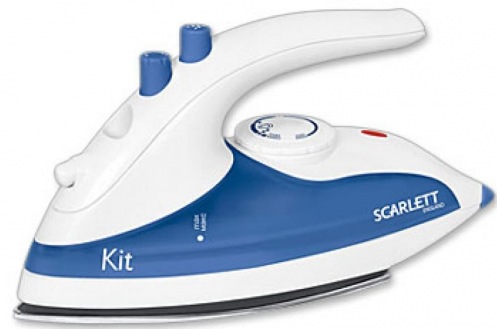 Утюг Scarlett SC 1135 S (дорожный) белый с синим Утюг Scarlett SC 1135 S (дорожный) белый с синим
