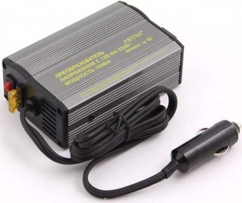 Автомобильный инвертор Astra 150W Grey Автомобильный инвертор Astra 150W Grey