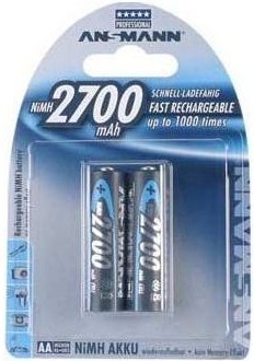 Аккумуляторы Ansmann 5030852/72 2700ААНС Аккумуляторы Ansmann 5030852/72 2700ААНС