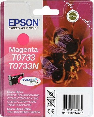 Картридж Epson C13T10534A10 пурпурный Картридж Epson C13T10534A10 пурпурный