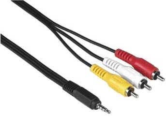 Кабель HAMA 43090 (3,5jack-3rca) 3m Кабель HAMA 43090 (3,5jack-3rca) 3m
