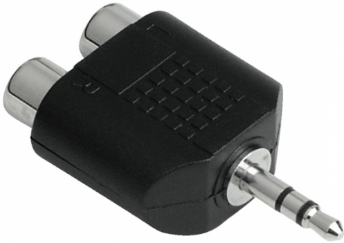 Адаптер hama 122376 2 RCA - 3.5 mm Stereo jack Адаптер hama 122376 2 RCA - 3.5 mm Stereo jack
